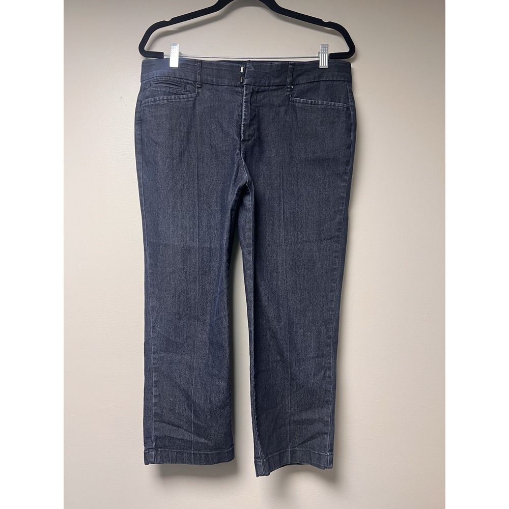 JM Collection Women's Blue‎ Jean Capris Size 10